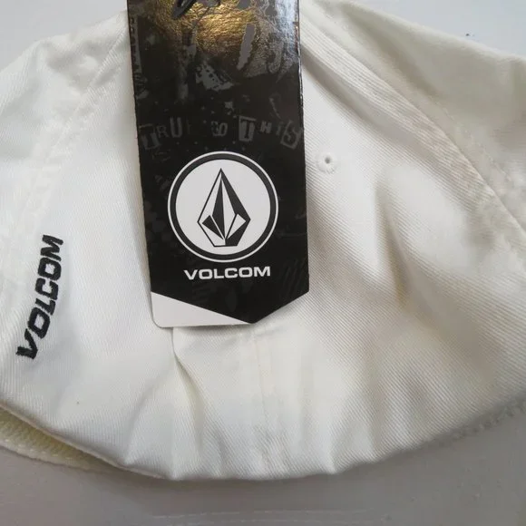 Volcom Mens Full Stone Flexfit Cap L / XL Xfit White New Hat - Picture 11 of 11
